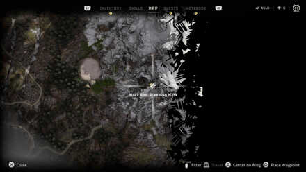 Bleeding Mark Collectibles Horizon Forbidden West Map