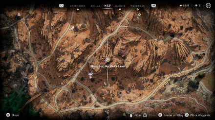 Horizon Forbidden West Black box Map