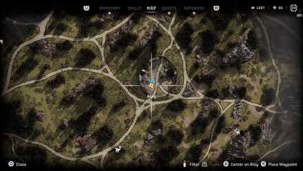 Horizon Forbidden West Salvage Contractor The Greenswell Map Zoom