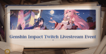 Genshin - Version 2.5 Twitch Livestream Event