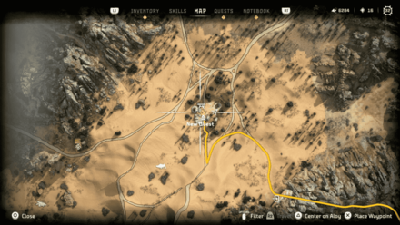 Horizon Forbidden West - Broken Locks Map