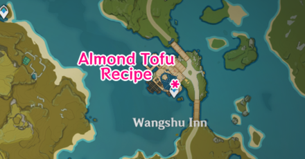 Genshin - Almond Tofu Recipe Location