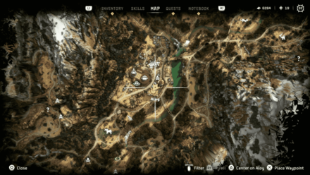 Horizon Forbidden West - The Enduring Map