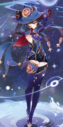 Genshin - Pact of Stars and Moon Outfit Showcase