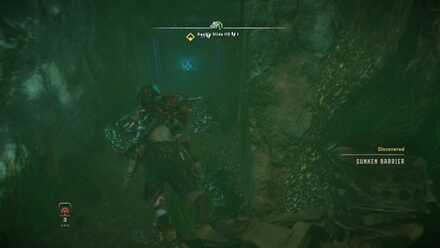 Swim inside the Ruins and find the next Security Console