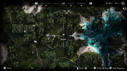 Isle of Spires Collectibles Horizon Forbidden West Map