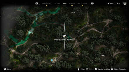 The Raintrace Collectibles Horizon Forbidden West Map