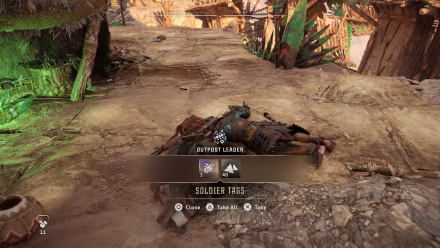 Shining Wastes North Loot the Outpost Leader