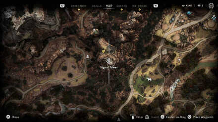 Lens of Afternoon Collectibles Horizon Forbidden West Map