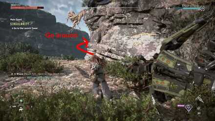 Horizon Forbidden West - Singularity - Cliff