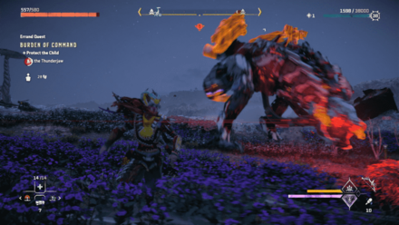 Horizon Forbidden West - Defeat the Thunderjaw and Stormbird