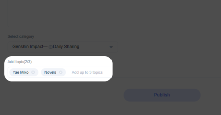Genshin - Add the Right Topics