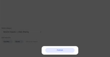 Genshin - Press on Publish