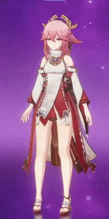 Genshin - Rotating Miko