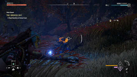 Horizon Forbidden West - Aim at Canisters