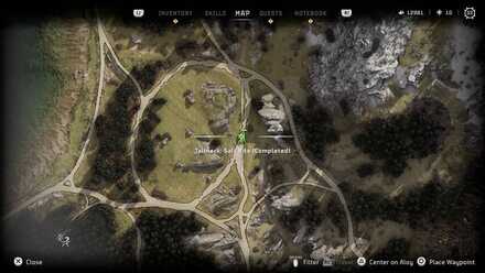 Horizon Forbidden West Saltbite Tallneck Map Location