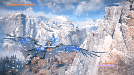 Horizon Forbidden West - Fly to the Mountaintop