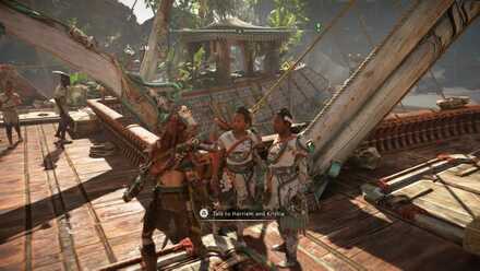 Give Supplies to Harriem and Kristia