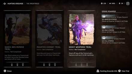 Horizon Forbidden Tremortusk Raintrance Trials