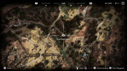 The Daunt Collectibles Horizon Forbidden West Map