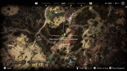 The Daunt Collectibles Horizon Forbidden West Map