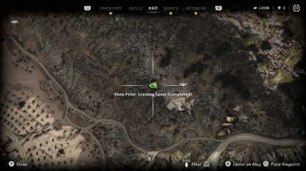 Scalding Spear Collectibles Horizon Forbidden West Map