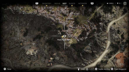 Scalding Spear Collectibles Horizon Forbidden West Map