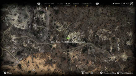 The Stillsands Collectibles Horizon Forbidden West Map