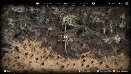 The Stillsands Collectibles Horizon Forbidden West Map