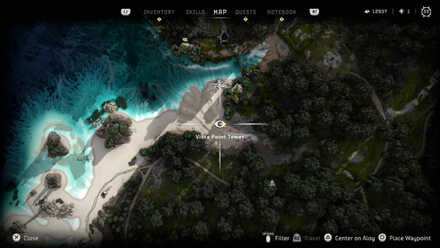 The Long Coast Collectibles Horizon Forbidden West Map