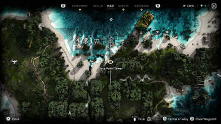 Shroudeed Heights Collectibles Horizon Forbidden West Map