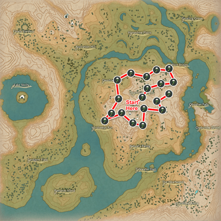 Pokemon Legends Arceus - Pep-Up Plant Farming Route