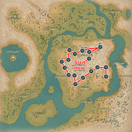 Pokemon Legends Arceus - Black Tumblestone Farming Route