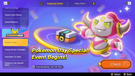 Pokemon UNITE - Pokemon Day Event