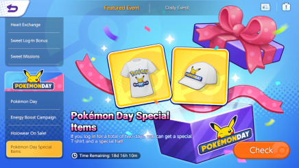 Pokemon Day Special items