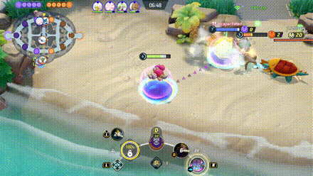 Pokemon UNITE - Hoopa Trick Combo Phantom Force Variation .gif