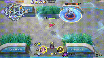 Pokemon UNITE - Hoopa Hyperspace Teleport Combo.gif