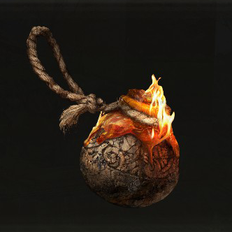 Roped Fire Pot Icon