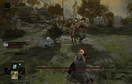 Elden Ring (Tree Sentinel) - Charging Halberd Swing