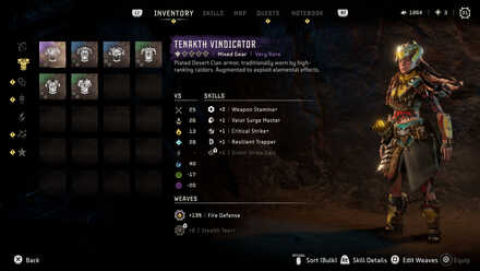 Best Armor (Outfits) Tenakth Vindicator