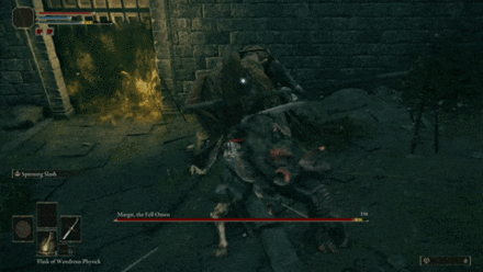 Elden Ring (Margit the Fell Omen) - Tail Swing