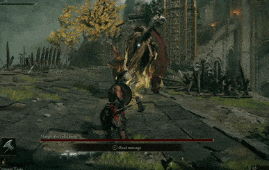 Elden Ring (Margit the Fell Omen) - Two-Handed Overhead Slam