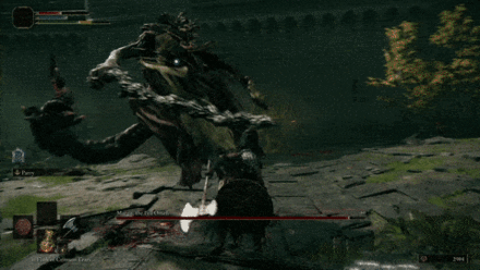 Elden Ring (Margit the Fell Omen)- Backward Hop