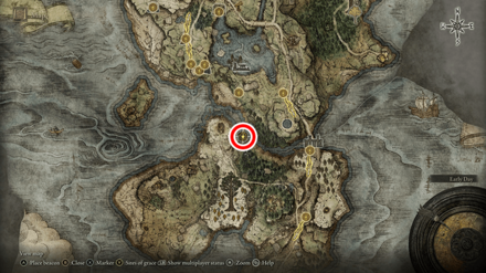 Elden Ring - Faith-knot Crystal Tear Map Location