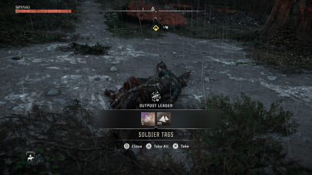 The Stand of the Sentinels Loot the Outpost Leader