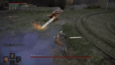 Bloodhound Knight Darriwil - Backward Slash