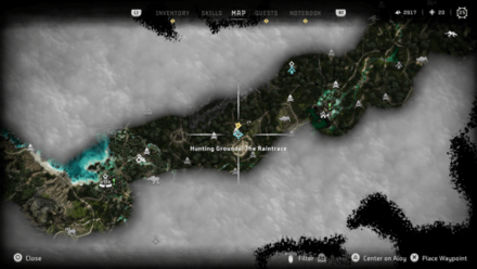 HFW Purgewater Hunter Bow Map Location