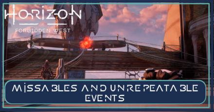 Missables and Unrepeatable Events Banner