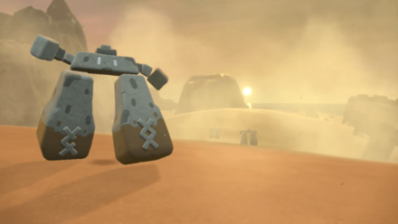 Pokemon Scarlet and Violet SV - Stonjourner in Desert