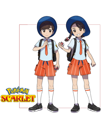 Pokemon Scarlet and Violet SV - Scarlet Version Exclusive Outfit